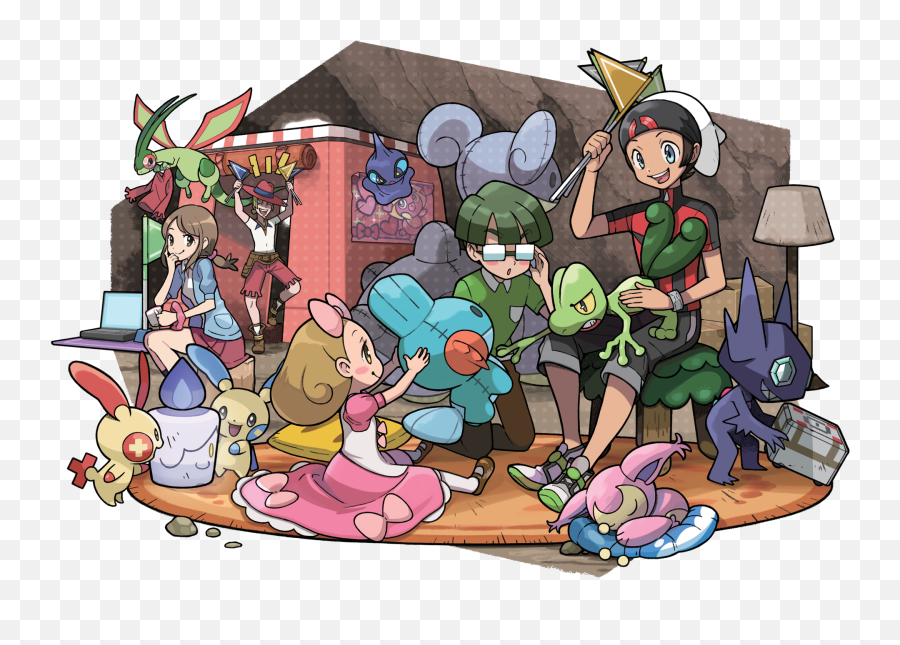 Secret Base Oras Mossdeep Secret - Pokemon Omega Ruby Artwork Emoji,Emotion Pokemon Oras