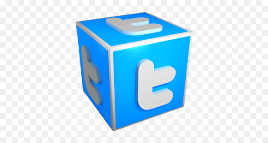 3d Twitter Logo Cube Psd Free Download - Logo Twitter En Cube Emoji,<3 Emoticon Twitter