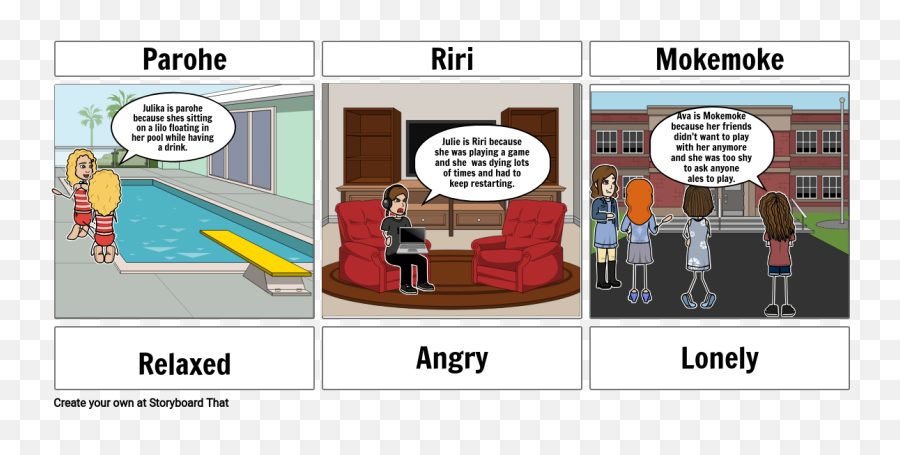 Emotions Storyboard By 60040e71 - Sharing Emoji,Emotions Game