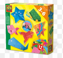 Ses Creative Folding Paper Animals Kit Arts U0026 Crafts Paper Craft - Ses Learn To Fold Origami Emoji,Emoji Craft Kits
