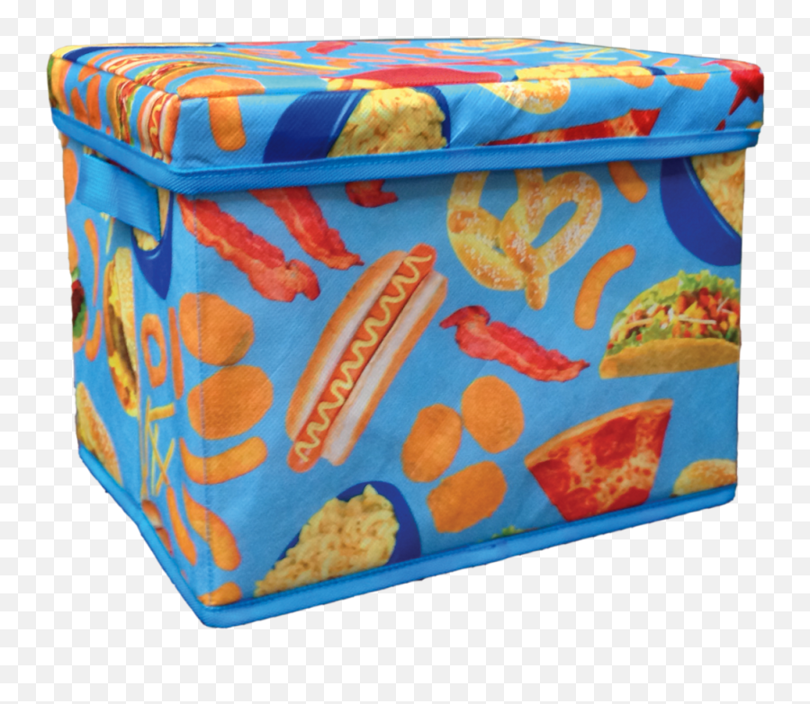 Junk Food Collapsible Storage Bin Emoji,Tie Dye Bookbags With Emojis On It That Comes With A Lunchbox