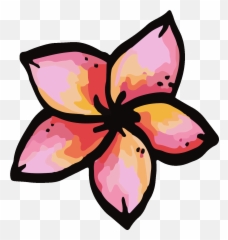Flower Hawaii Sticker For Ios Android - Hawaiian Flower Animated Emoji,Hawaiian Emojis