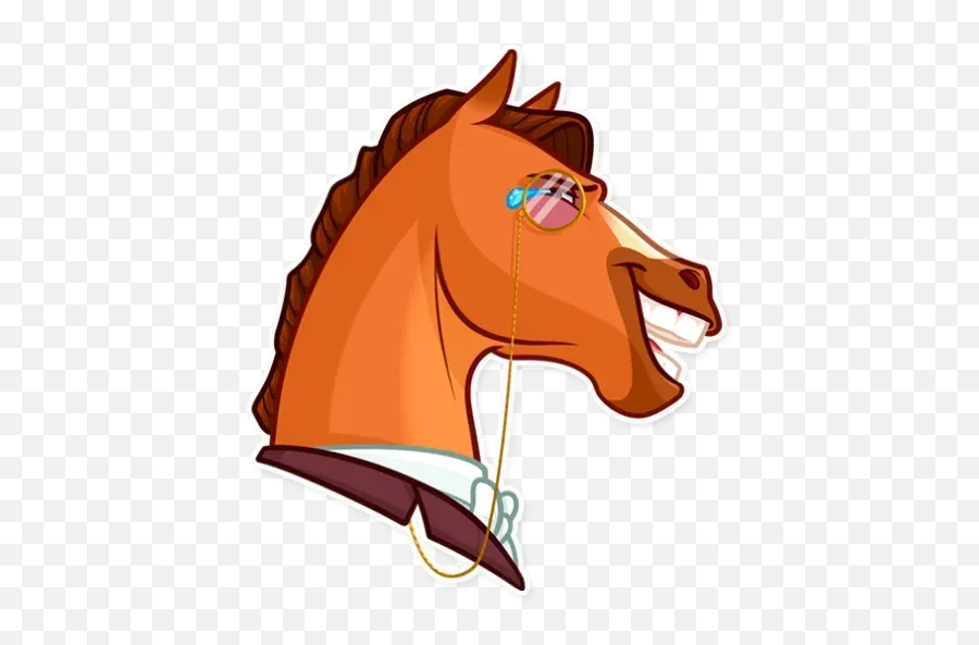 Secretariat Vito Whatsapp Stickers - Stickers Cloud Horse Whatsapp Sticker Emoji,Mustang Emoji