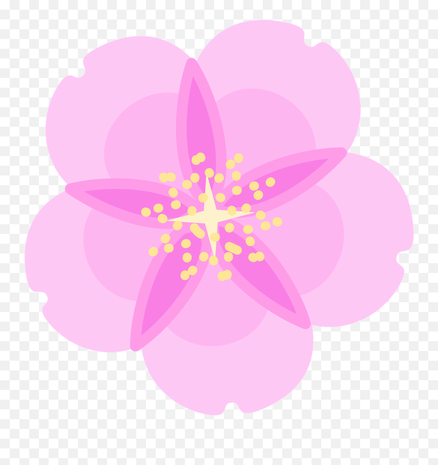 Cherry Blossom Flower Spring - Free Vector Graphic On Pixabay Blossom Vector Sakura Flower Png Emoji,Flower Emojis Png