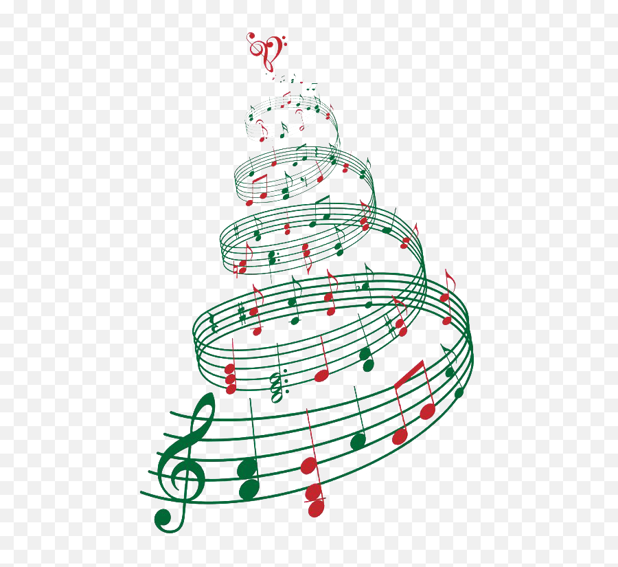 Christmas Music Png Image Background - Christmas Tree With Music Notes Emoji,Christmas Carols Emojis