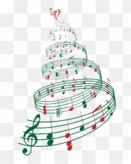 Christmas Music Png Image Background - Christmas Tree With Music Notes Emoji,Christmas Carols Emojis