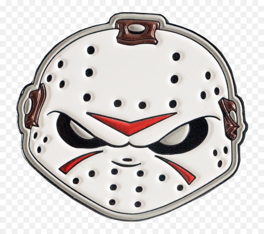 13th Pin - Jason Voorhees Emoji,Hockey Mask Emoticon