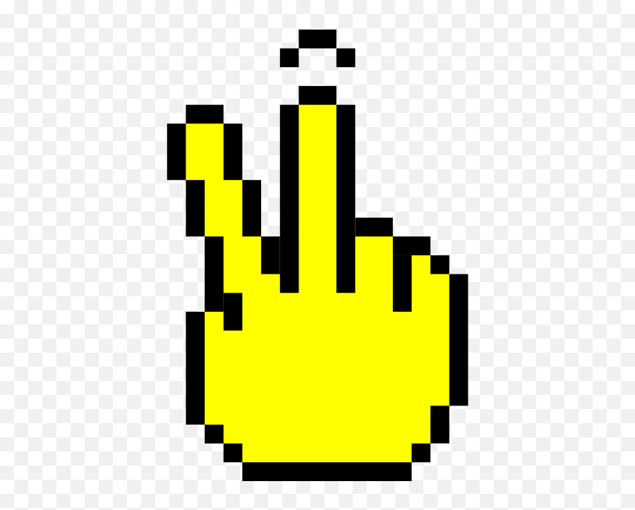 Multitouch - Interface Pixeltheme 2fingerspressandtap Old Cursor Emoji,Pointer Emoticon
