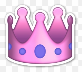 Download Emoji Coroa Crown Tumblr Overlay Pink Pinkoverlay - Crown Emoji,Pink Emoji