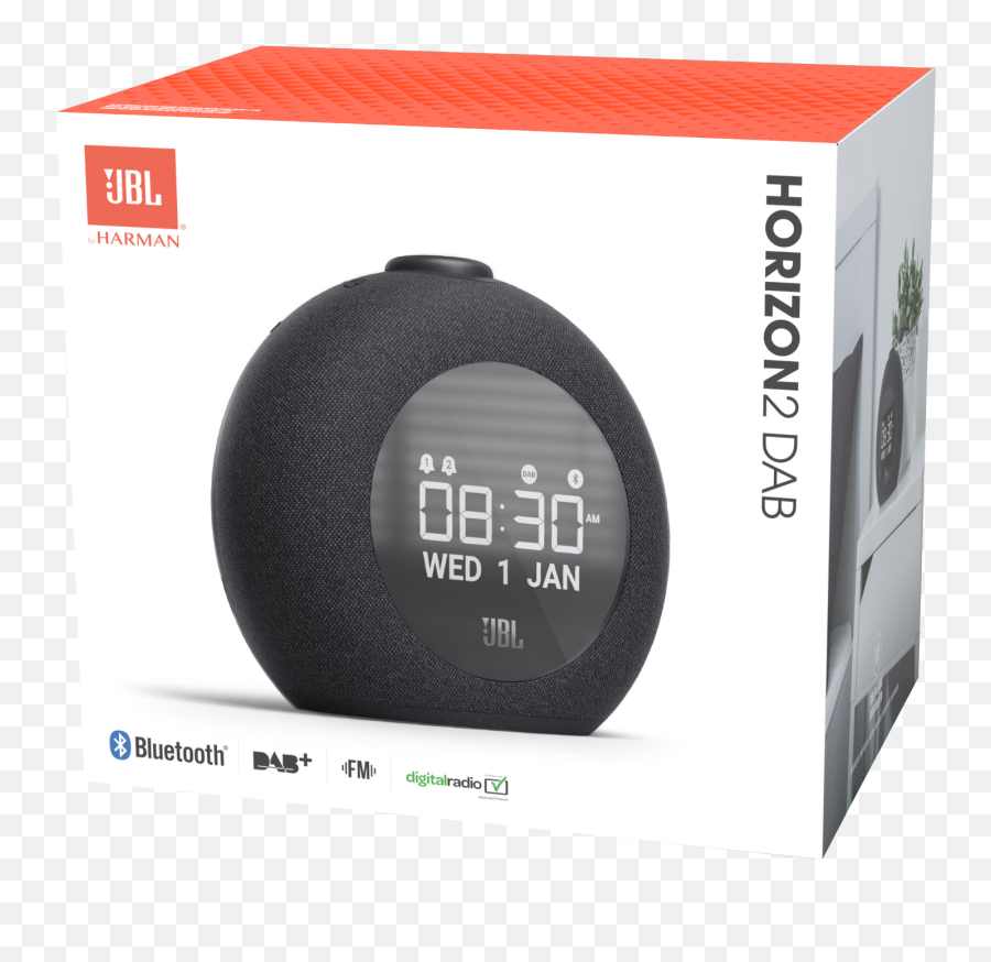 Jbl Horizon 2 Dab Bluetooth Clock Radio Speaker With Dab Emoji,Emoji Digital Alarm Clock Radio