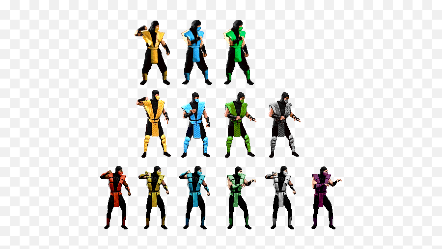 Gamasutra Herman Tullekenu0027s Blog - Color In Games An In Mortal Kombat Original Ninja Emoji,Color Emotion Guide