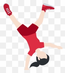 Woman Cartwheeling Emoji Clipart Free Download Transparent,Spanish Dancer Emoji Png