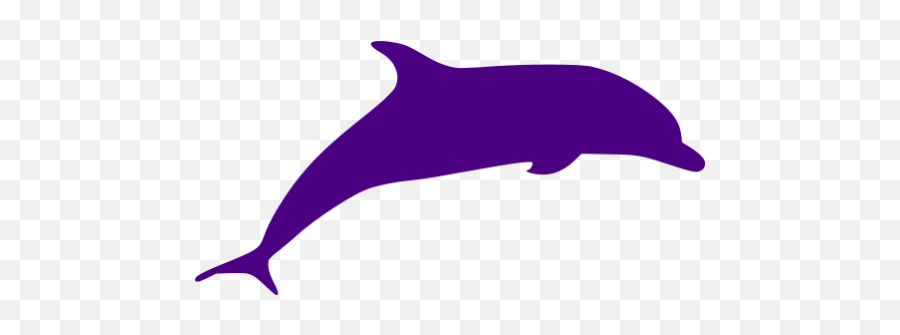 Indigo Dolphin 3 Icon - Purple Dolphin Png Emoji,Dolphin Emoticon