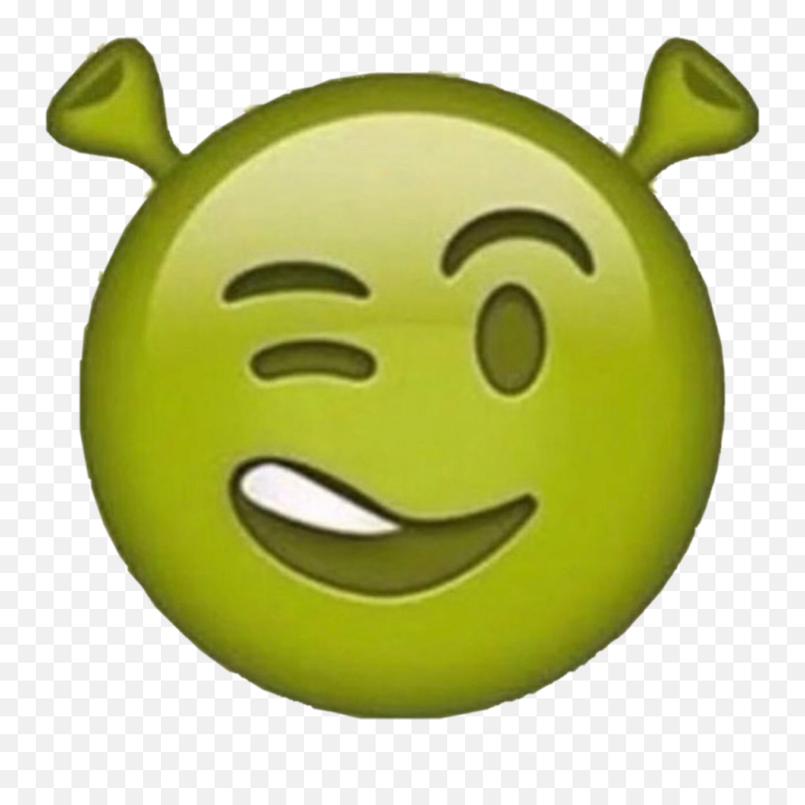 Shrek Emoji Sticker By Pumpersmom,Iphone Shrek Emoji