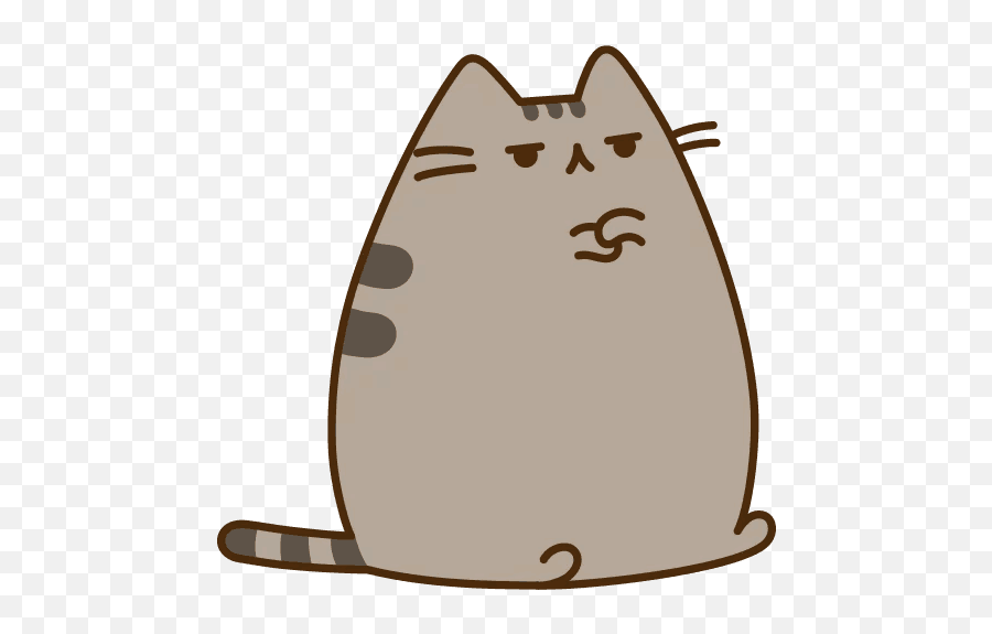 Download Mammal Sticker Pusheen Cat - Pusheen Png Emoji,Pusheen Emoticons