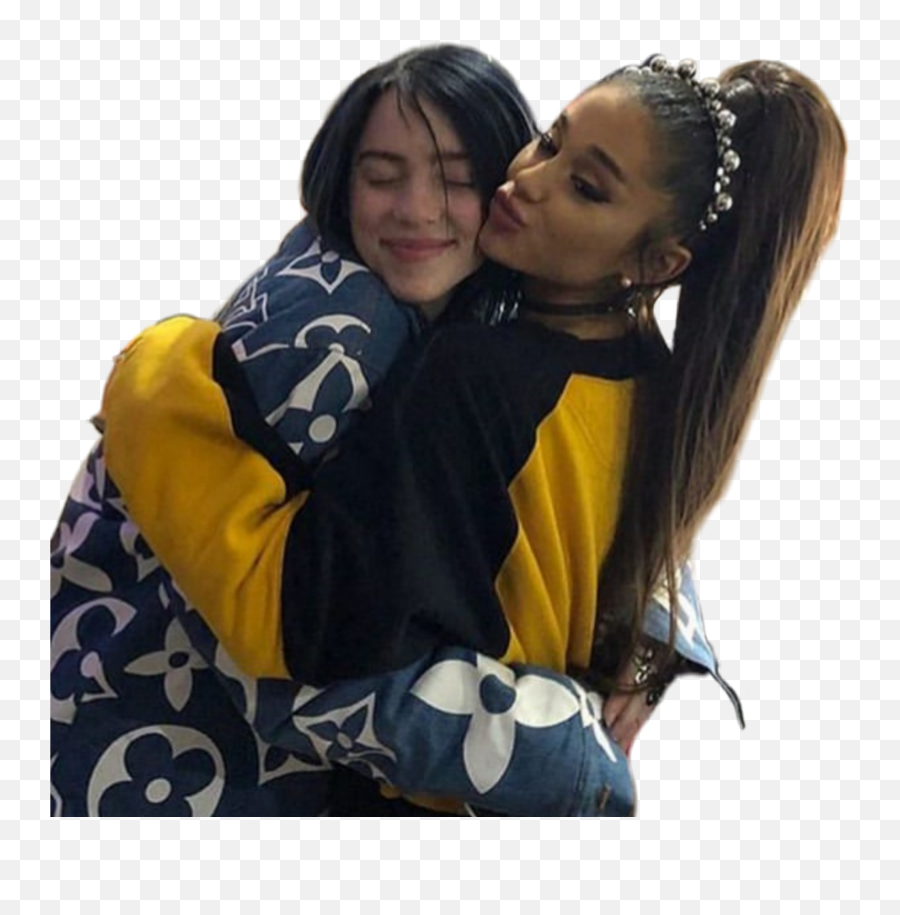 Ariana Grande Images Billie Eilish And Ariana Grande Drawing - Ariana Grande E Billie Eilish Emoji,Ariana Grande Emotions Cover