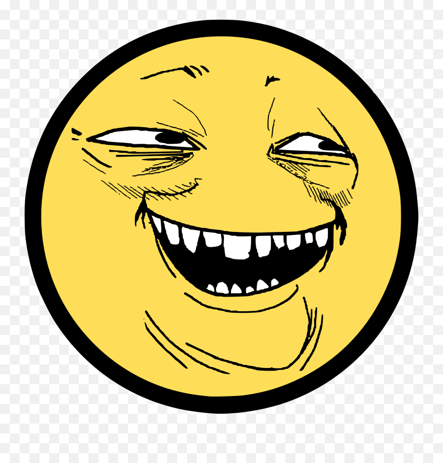 Inteligencia Ruso - Troll Face Smiley Emoji,Emoji Hacker