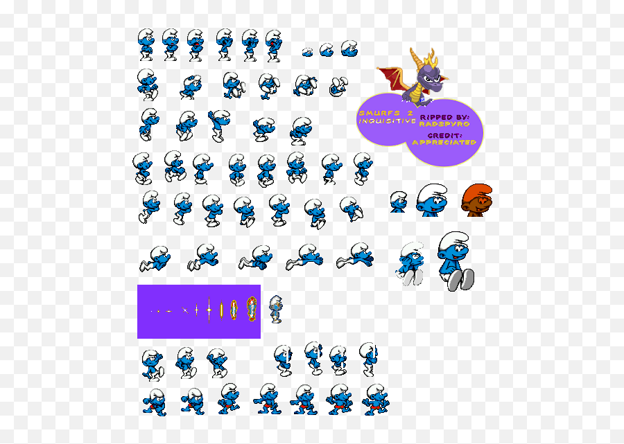 Download Hd Inquisitive Smurf - Emoticon Transparent Png Emoji,R.i.p. Emoticon