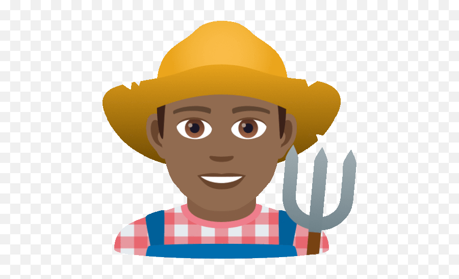 Farmer Joypixels Sticker - Farmer Joypixels Farmhand Emoji,Barn Emoji