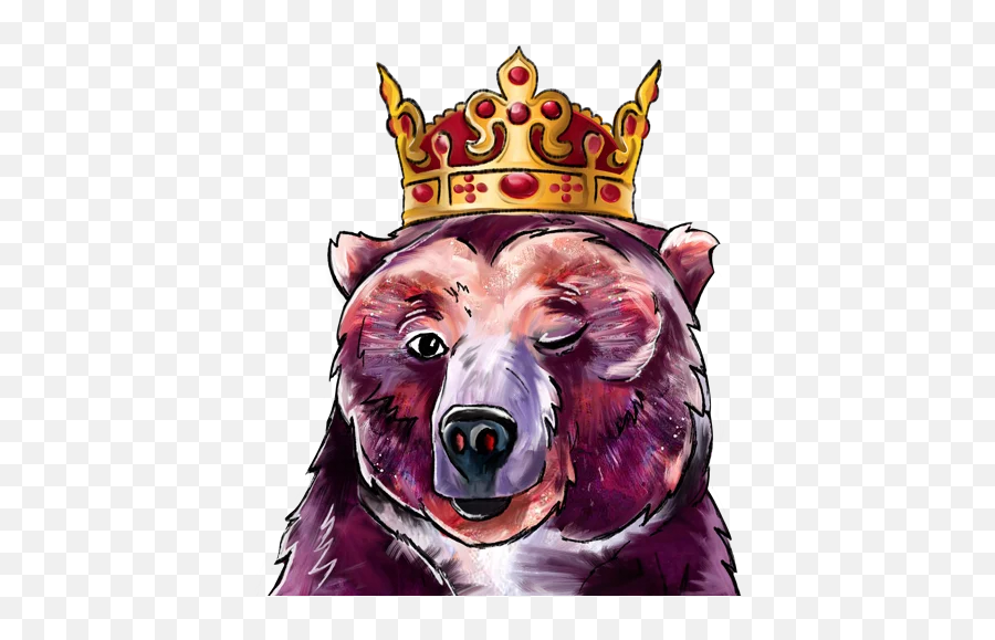 Telegram Sticker From Bear Pack Emoji,Grizzly Bear Emojis