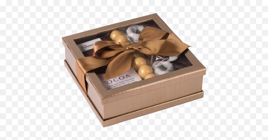 Hammont Clear Window Gift Boxes - Multipurpose Bakery Boxes With Ribbon Treat Boxes Perfect For Party Favors Cookies And Cupcakes Gold 7u201d X 7u201d X Emoji,Packing Suitcase Emoji