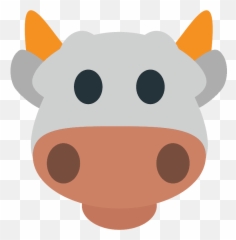 Cow Face Emoji Clipart - Animal Figure,Cow Face Emoji