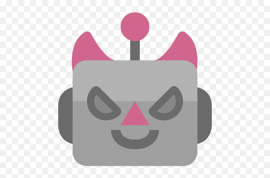 Avatar Cute Devil Emoji Emoticon Machine Robot Icon - Download On Iconfinder Happy,Devil Emoji Movie