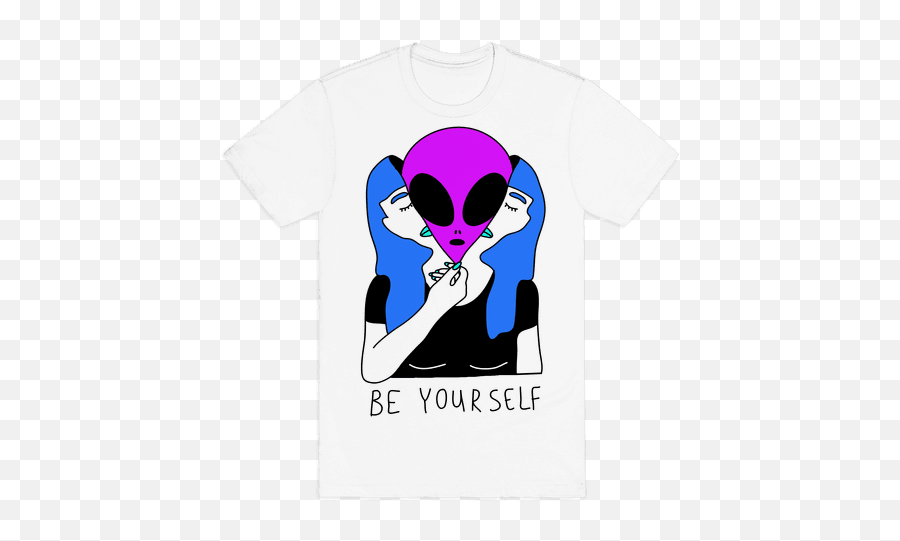 Alien T - Fictional Character Emoji,Alien Emoji T Shirt