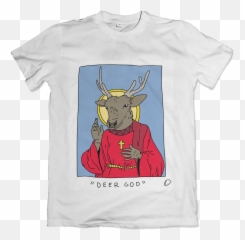 Deer God T - Fictional Character Emoji,Goat Emoji Shirt