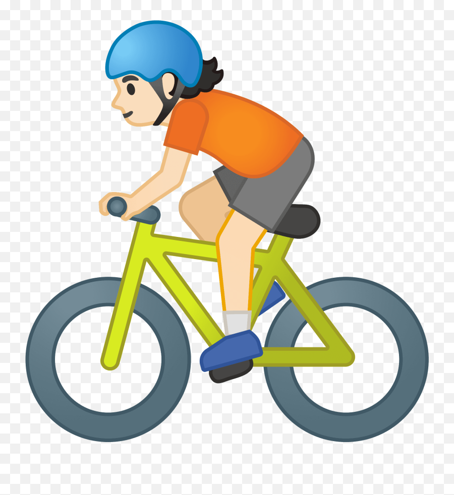 Person Biking Emoji Clipart - Bike Emoji,Emoji 11.0