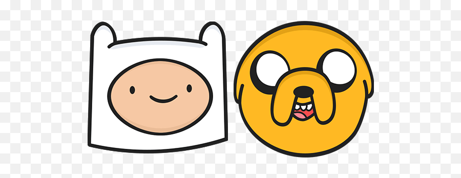 Adventure Time Finn And Jake Cursor - Adventure Time Finn And Jake Emoji,Finn Jake Emoticon