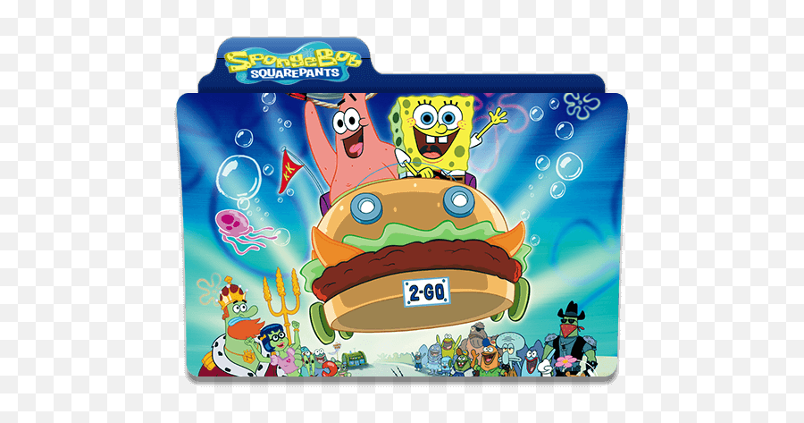 The Spongebob Movie Folder Icon - Designbust Spongebob Folder Icon Emoji,Spongebob Emojis