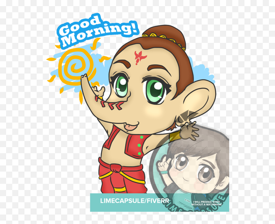 Design A Sticker Cartoon Characters Emoji,Pigtail Emoji