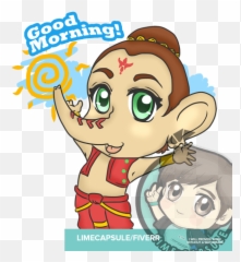 Design A Sticker Cartoon Characters Emoji,Pigtail Emoji