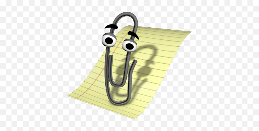 Clippy The Office Assistant 90s 00s Memories Microsoft - Microsoft Paperclip Gif Emoji,Old Msn Messenger Emoticons Thrusting