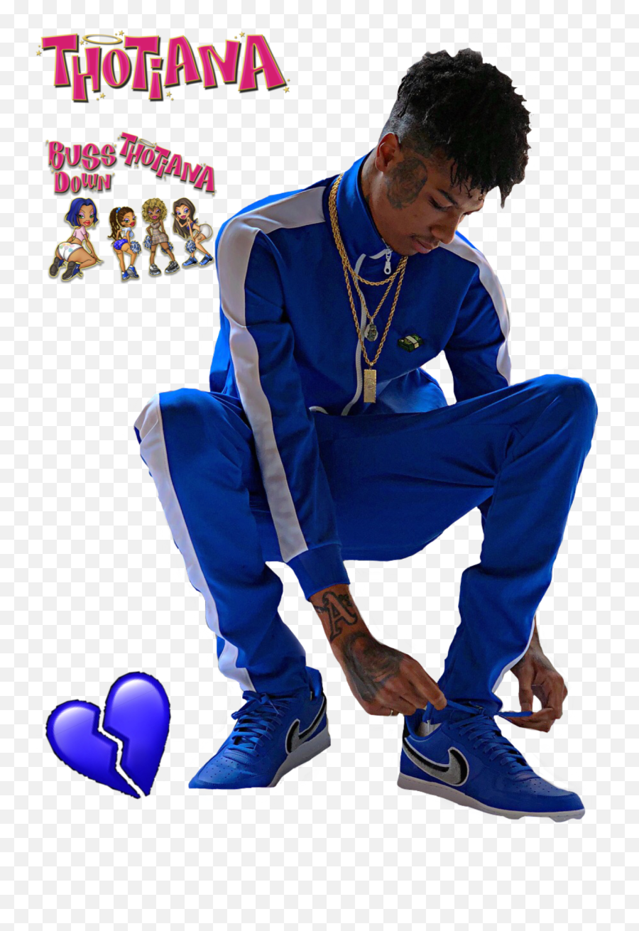 Blueface Bluefacebaby Image - Hip Hop Style Emoji,Crip Emoji