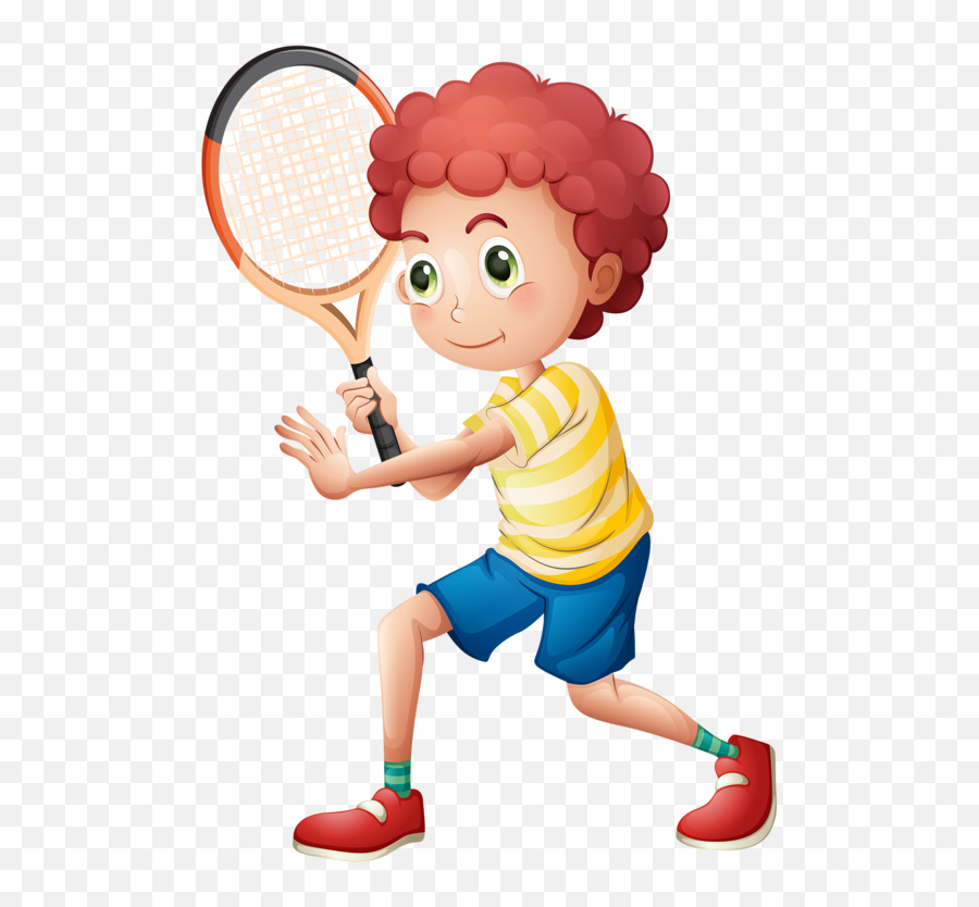 Families Clipart Tennis Families Tennis Transparent Free - Tennis Player Cartoon Png Emoji,Tenis De Emojis