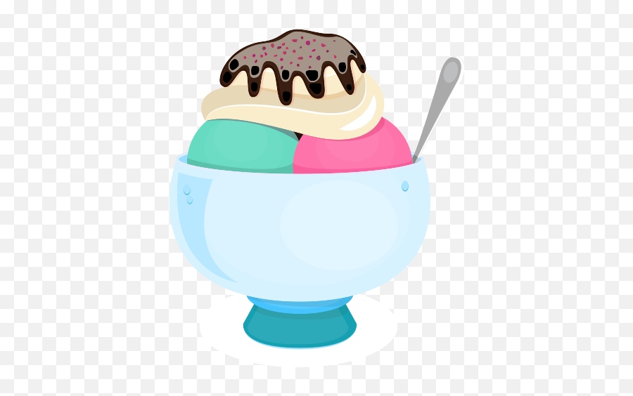 Ice Cream Dessert Balls Bowl Free - Gelato Emoji,Ice Cream Sandwich Emoticons