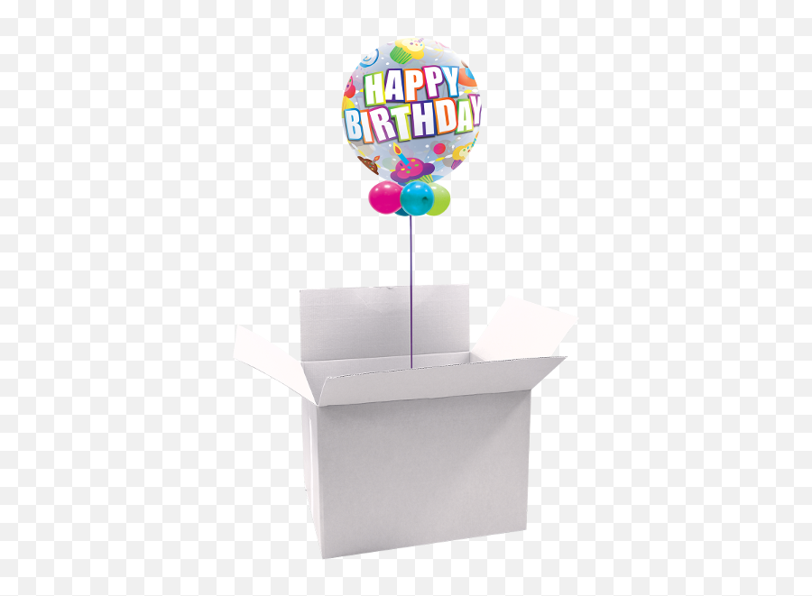 Caja De Globo Burbuja - Large White Balloon Box Emoji,Fiesta De Cumplea?os De Emojis