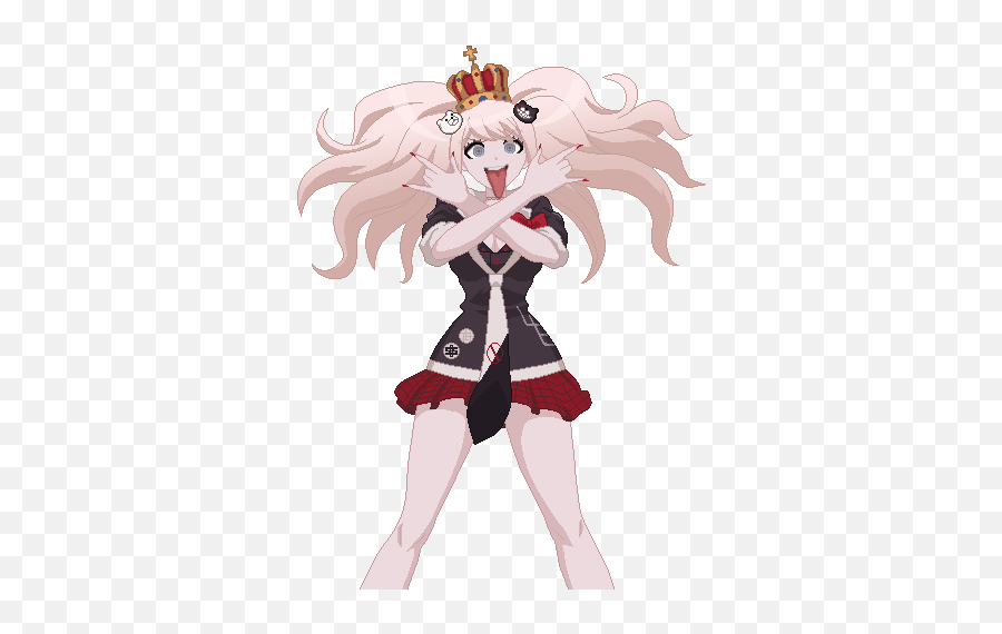 Myspace - Junko Enoshima Fanart Gif Emoji,Blm Emojis