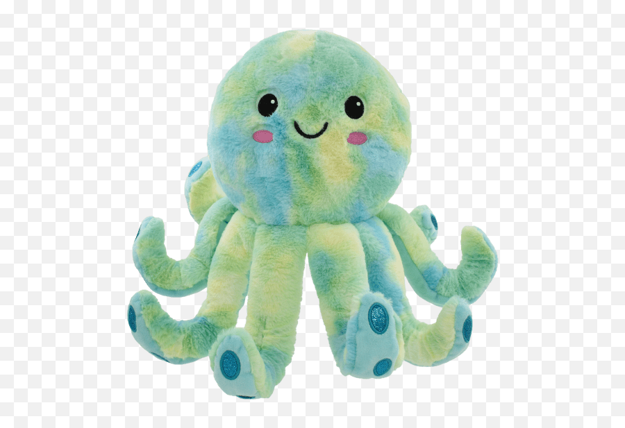 Iscream Octopus Furry Pillow - Octopus Pillow Emoji,Emoticon Character Plush Accent Pillow