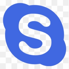 Royal Blue Skype Icon - Skype Logo Dark Blue Emoji,Skype Trashy Emoticons