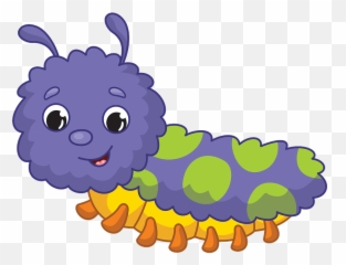 Caterpillar Clipart - Caterpillar Clipart Creazilla Emoji,Purple Caterpillar Emoticon