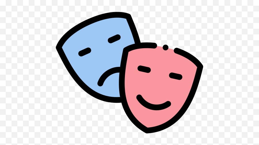 Drama - Happy Emoji,Comedy Tragedy Emoticons