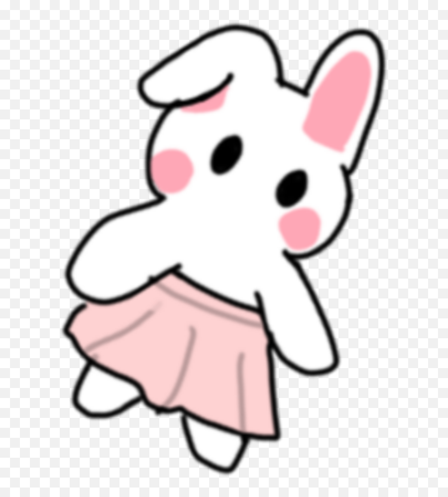 The Most Edited Rabbit Picsart - Dot Emoji,Pixel Bunny Emojis Tumblr