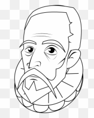 Don Quijote Dibujo - Don Quixote Emoji,Emojis De Facebook Las Dos Ninas Juntas En Blanco Y Negro