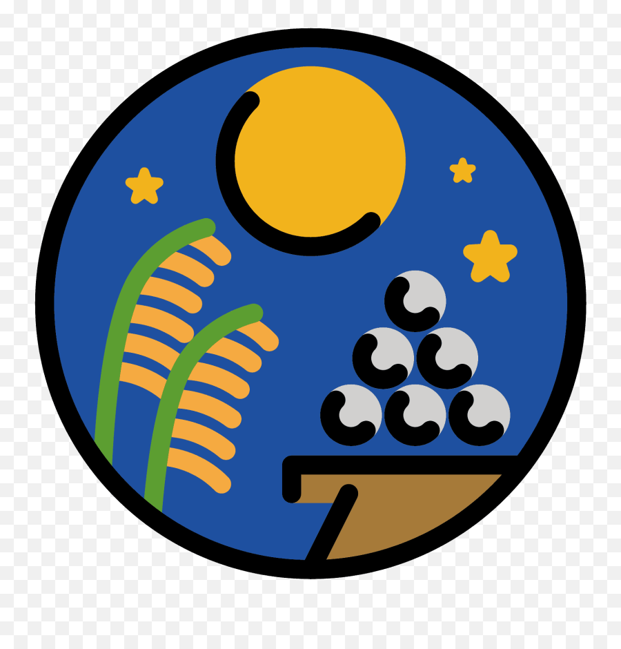 Moon Viewing Ceremony Emoji Clipart Free Download - Dot,Event Emoji