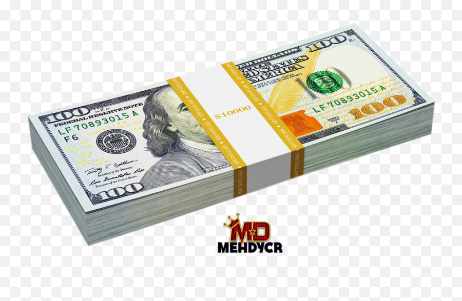 Hundred Dollar Bill Transparent Image - 100 Dolla Bill Png Emoji,100 Dollars Bill Emojis