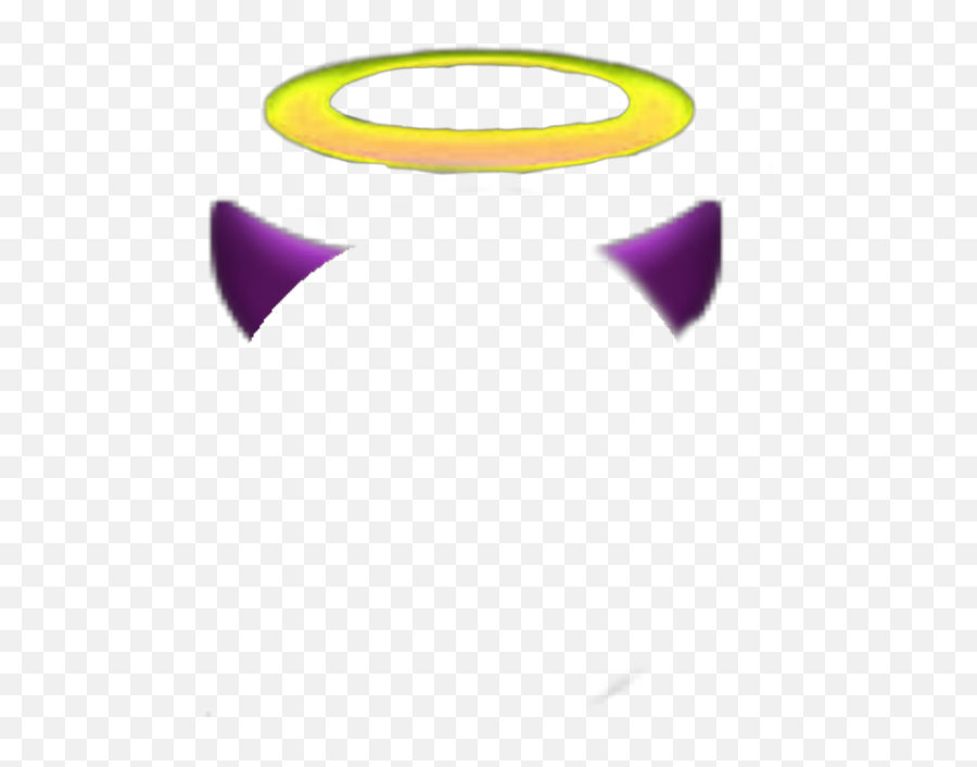 Purple Yellow Thasupreme Sticker - Ring Emoji,Angel Devil Emoji