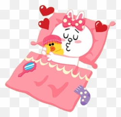Aldora Muses Line Stickers Craze - Cony Sleeping Emoji,Pouty Face Emoticon